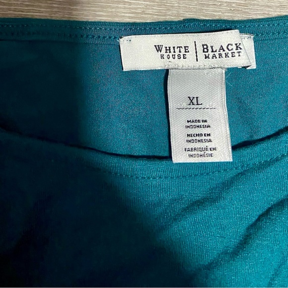 WHBM Teal Dolman Top Size XL - Picture 2 of 3